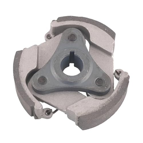 49cc 47cc Motorcycle Clutch Parts Compatible Four Wheel ATV Small Engine Off-road Vehicle Brake Pad Two-stroke Mini Universal(Red without groove)
