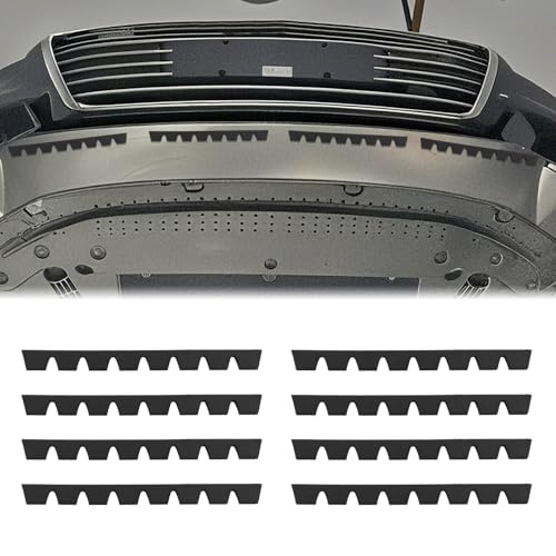 Fancemot 8 Packs Car Bumper Scrape Guard, Universal Under Bumper Lip Scrape Guard, Bumper Scrape Protector for Lowered Cars, Sport Cars