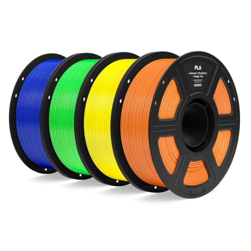 Image of ELEGOO PLA 3D Printer Filament 4KG Orange /Yellow /Neon Green /Dark Blue