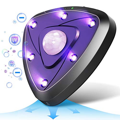Super Sale 🛒 UV Light Sanitizer, Portable Anion Air Purifier and Sanitizer Wand with Safety Infrared Sensor, Kills Germs and Virus