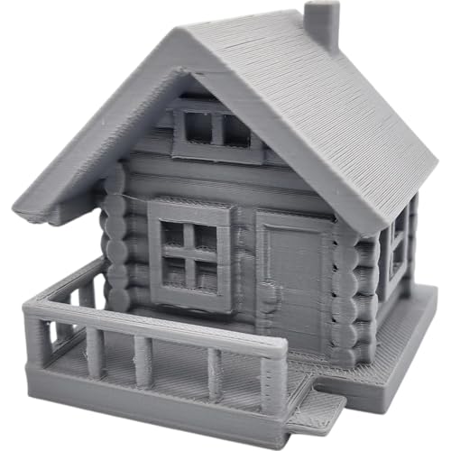 Log Cabin Miniature for RPGs & Dioramas, 3D Printed Canada