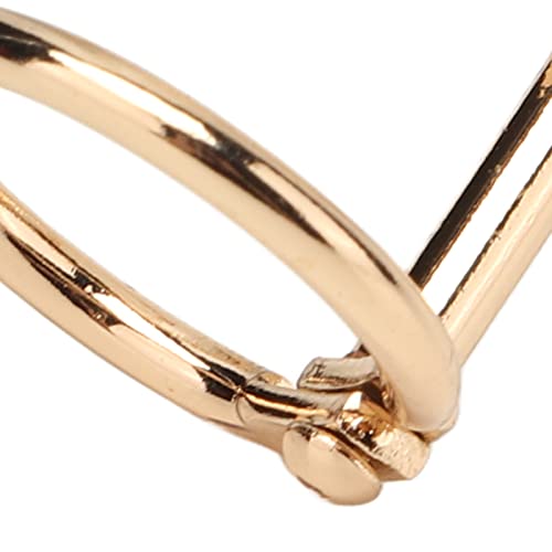 Anéis de fichário, 3 anéis de metal soltos folhas, anéis de livro com encaixe, articulado, papel sol