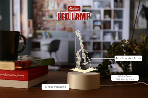 Image of AICA Guitar Showpiece | Musical Instruments Guitar Showpiece for Music Studios Home Decoration Living Room & Bedroom Gifts