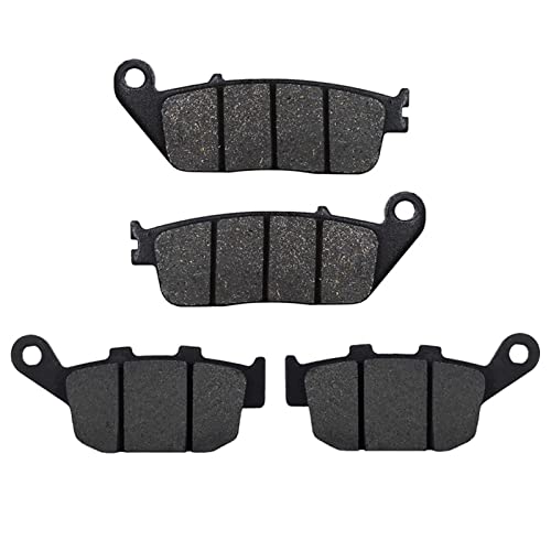 LOPART Motorrad Für Honda CB500F CB500 NC750S NC750X ABS DCT 2013-2021 Bremsbeläge Vorne Hinten Zubehör (Color : Front and Rear)