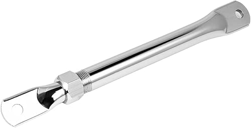 Miniatura 7 de GG Grand General 33285 Brazo telescópico telescópico de espejo ajustable cromado resistente de 10-14 pulgadas