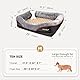 Joyelf Hundebett aus Memory-Schaum, orthopädisches Hundebett & Sofa mit abnehmbarem, waschbarem Bezug und Quietschspielzeug als Geschenk