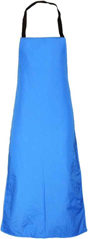 120 x 65cm Blue Waterproof Liquid Nitrogen Protective Apron, Cryo-Apron, Cold Storage for Low-temperature Gas