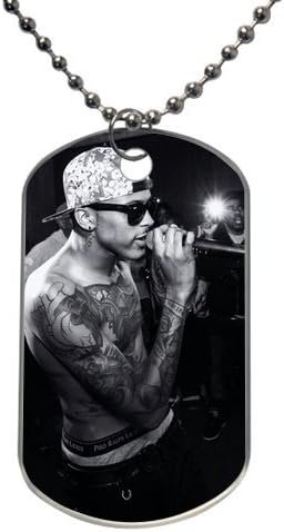 Hot Custom Dog Tag August Alsina Tattoo Rectangle(2 sides)Mark Lewisknowyou for you