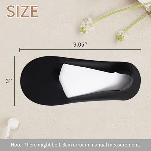 Image of 4pairs No Show Anti-Slip Ice Silk Socks Invisible Breathable Socks Low Cut Liner Hidden Sock for Women