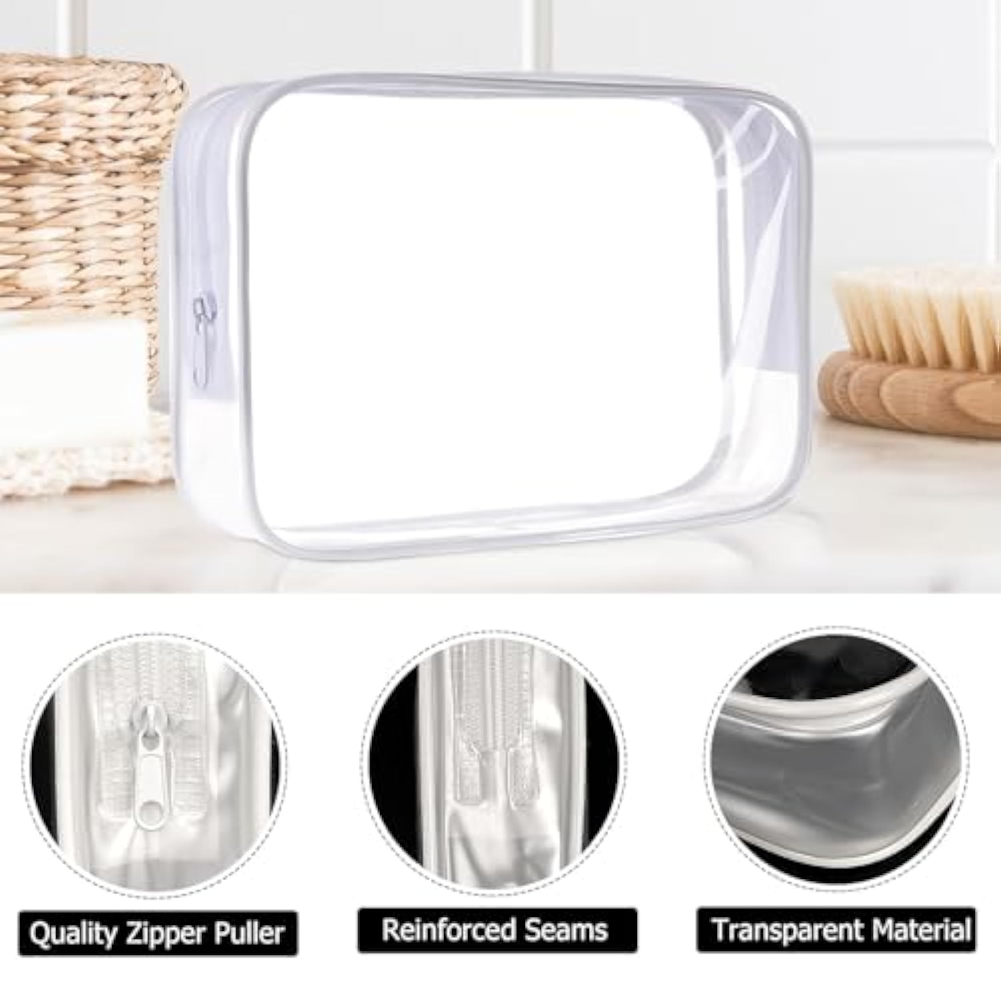 4Pack 100ml Travel Bottles for Toiletries, Leak Proof