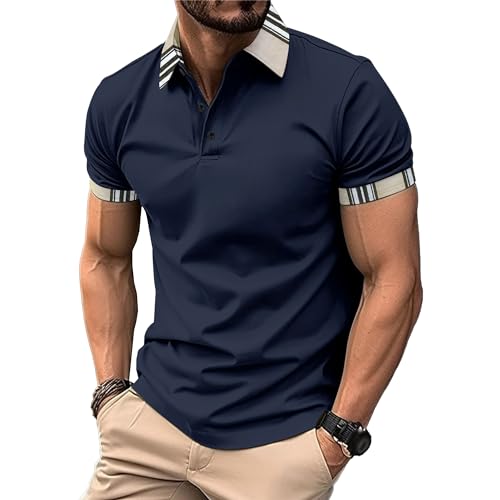 T-shirt de golf classique pour homme : fini les vêtements serrés grâce à la coupe droite