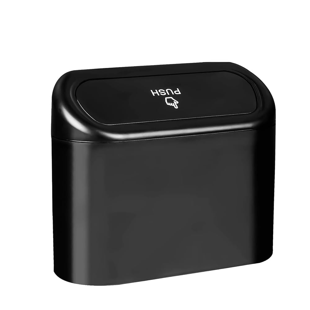TYREEDE Car Garbage Can, for Jeep Grand Cherokee Compass Commander Portable Waterproof Garbage Bin Car Rubbish ​Bin with Lid Car Trash Bin Car Accessories for Interior