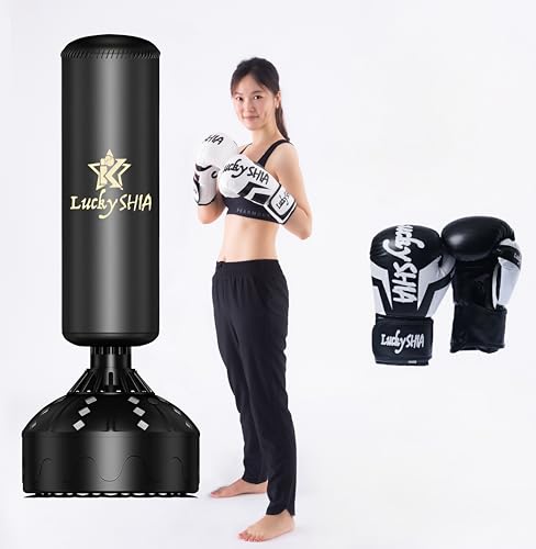 トレーニング用サンドバッグ　新品 グローブ付き Amazon.co.jp: 大人用吊り下げサンドバッグ、4フィートPUヘビー