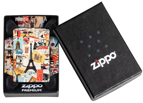 Encendedor Zippo Travel Stickers Classic Metal miniatura 4