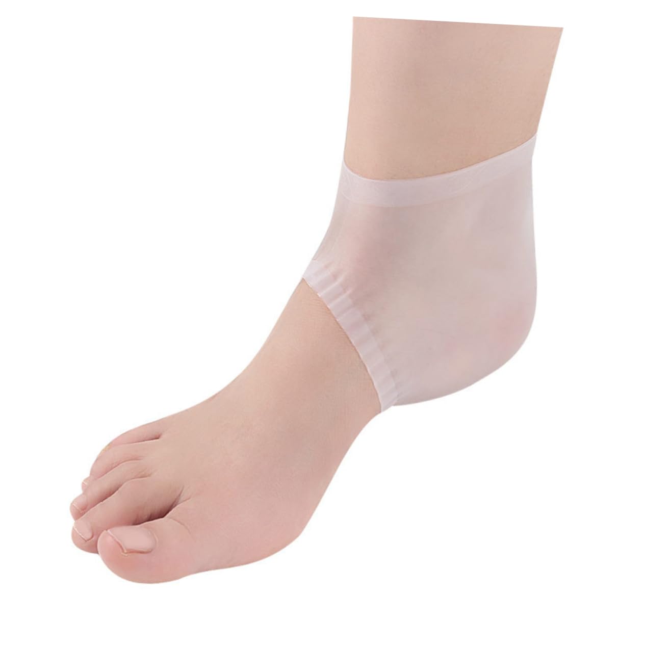 FOMIYES Silicone Gel Socks for Feet Heel Spur Relief Moisturizing Anti-Chafing Socks