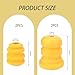 Yumfugu 4 PCS Car Bumper Front Rear Suspension Control Arm Shock-absorbing Rubber Pads, Perfectly Matched Original Replacement #15153958 15039397, Compatible with Chevrolet Savana 1500 Truck (Yellow)