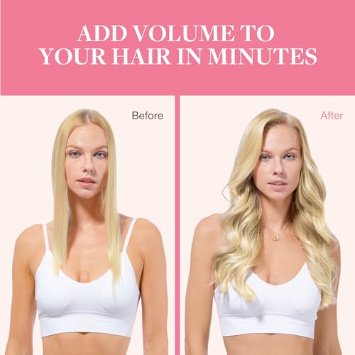 Image of GOO GOO Seamless Clip in Hair Extensions Real Human Hair Remy Extensions