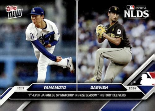 YAMAMOTO/DARVISH RC 2024 NLDS Dodgers Padres Baseball #825
