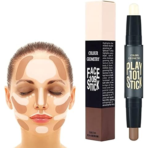 Barra Contorno Maquillaje de Doble Cabeza 2 en 1 Cover