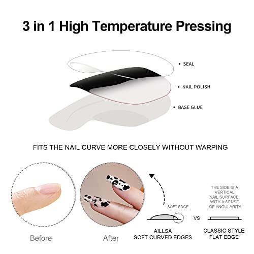 Dukasou Semi Cured Gel Nail Strips, 28Pcs Real Nail Polish Art Stickers Wraps With Uv/Led Light, Sticker Decal Includes Prep Pads, Nail File & Wood Stick, Sticker Nails For Women Girls Kids Diy Decorations Birthday Party Favor Gifts（Black White) #TOP6