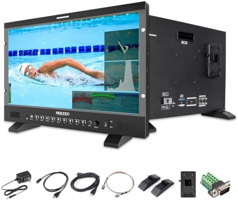 SEETEC P133 PRO Monitor campo fotocamera 13.3 1000Nit con 4K 60Hz HDMI2.0, 3G-SDI, HDMI Input Output, 3D-LUT, HDR, Waveform, Tally a 3 colori SEETEC P133 PRO Monitor campo fotocamera 13.3 1000Nit con 4K 60Hz HDMI2.0, 3G-SDI, HDMI Input Output, 3D-LUT, HDR, Waveform, Tally a 3 colori