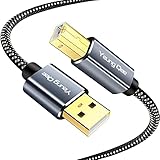 Printer Cable 1.5 ft,USB Printer Cable High Speed USB 2.0 A Male to Type B Male Scanner Cord Compatible with HP, Canon, Epson, Dell, Brother, Xerox, Samsung etc (1.5FT/0.5M) -  Yeung Qee