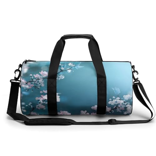 Sac de voyage fleur de pêcher idéal pour le camping randonnée voyage et les escapades