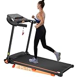 Merax Folding Electric Treadmill with Incline 2.5HP Energy Saving Motor 12 Preset Programs Running Walking Jogging Machine for Home Office Indoor Cardio Exercise