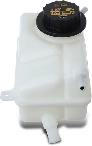 Botella de tanque de desbordamiento de depósito de refrigerante estilo OE con tapa compatible con Chevy Aveo 04-0606-08 Aveo5