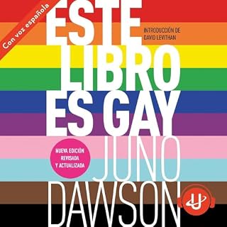 Diseño de la portada del título Este libro es gay