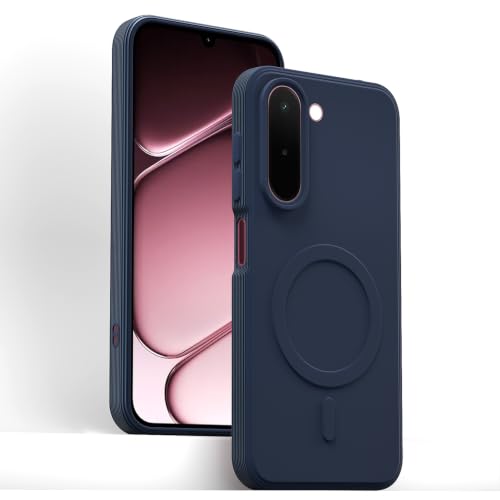 Image of Outlouders Back Cover for OnePlus N6x | Soft Matte Silicone | Slim Fit | Magnetic-Safe Logo Design (Magnetic-Safe Not Compatible) | Shockproof | Camera Protection Bumper Case (Blue)