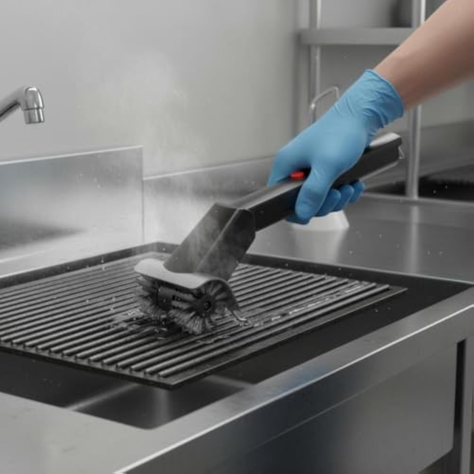 Electric-Powered BBQ Brush for Easy Cleaning, Essential Tool