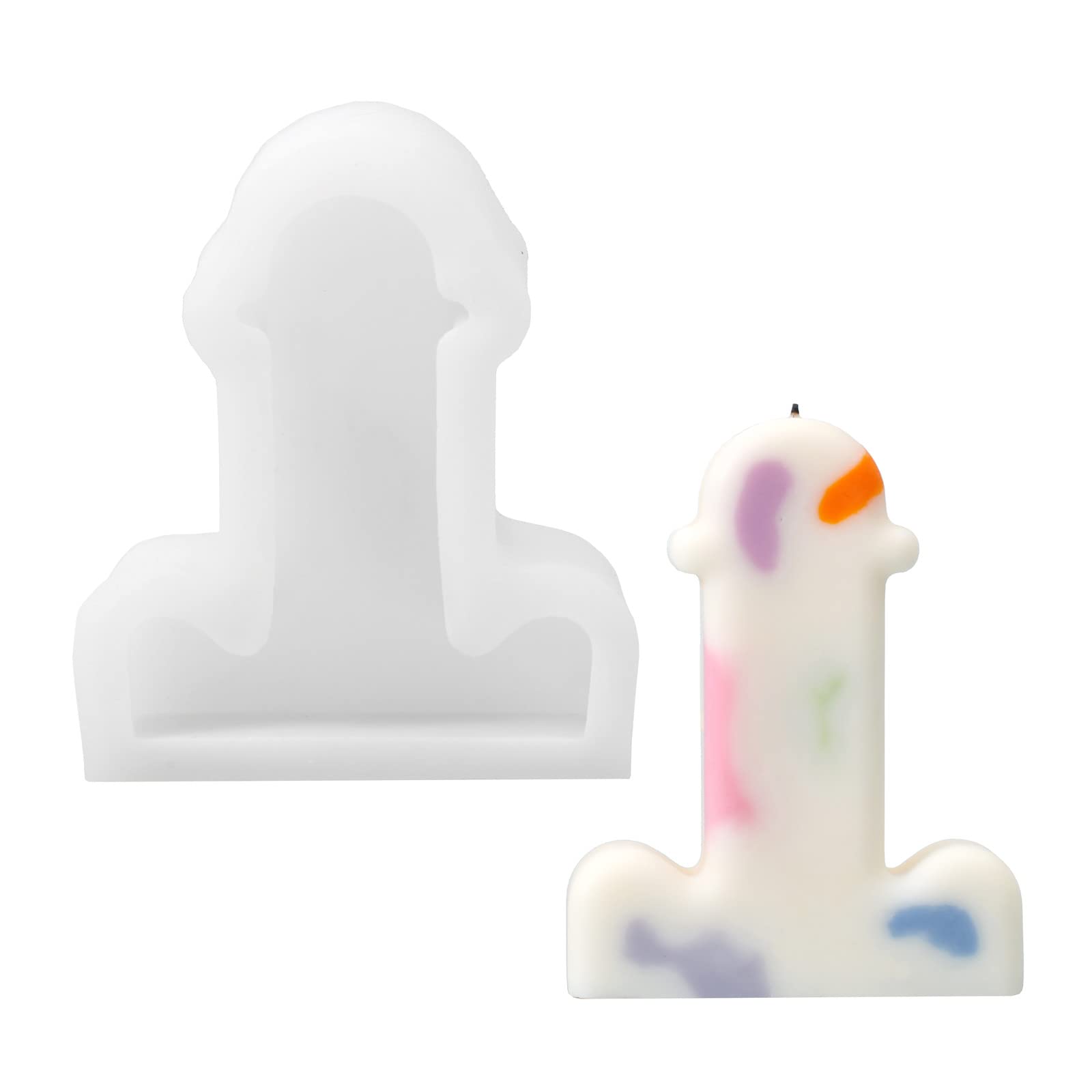 3D Candle Mould DIY Handmade Silicone Mousse Cake Mold Wedding Party Decoration