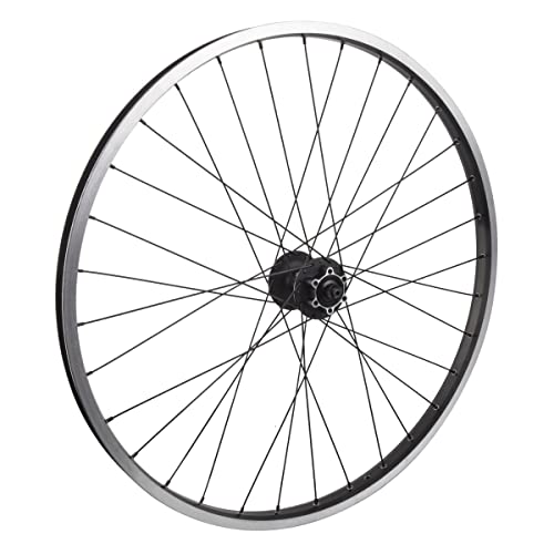 Wm Sun MTB Disc Front Wheel, 26 x 1.5, RhynoLite, Black, Deore M525, SS Spokes, 32H