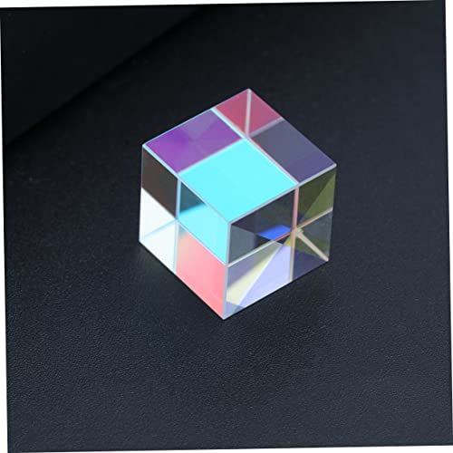 Cube verre optique de dispersion RGB, cadeau scientifique original et esthétique - 6