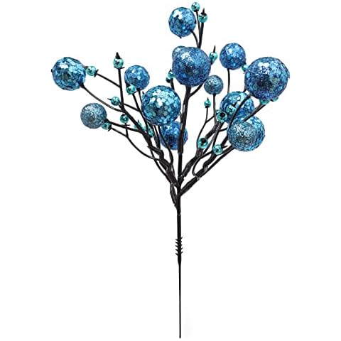 NANAKKI Künstliche blaue Weihnachtsbeeren-Picks - Künstlicher Zweig Cover
