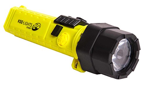 Kse-Lights Ks-8810-Torcia Led A Batteria, 180 Lm, 140 G, Giallo