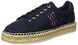  Tommy Hilfiger Damen Nautical TH LACE UP Espadrille Peeptoe Pumps, Blau (Desert Sky Dw5), 39 EU