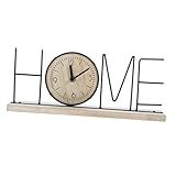 Ruhige Sweep Zeiger Uhr Vintage Stil Europäische Retro Home Form Schreibtisch Uhr für...