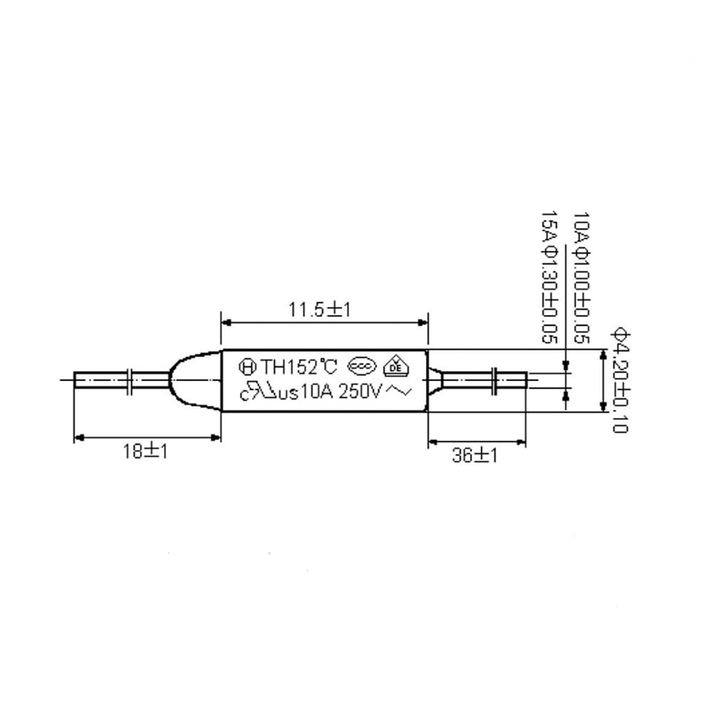 Fusibile Termico PROFUSE 113°C 10A/250V AC + 2 Boccole Crimpare – Bundle, TZ-D-113 - Foto 4