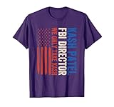 Vintage Kash Patel FBI Director American Flag T-Shirt