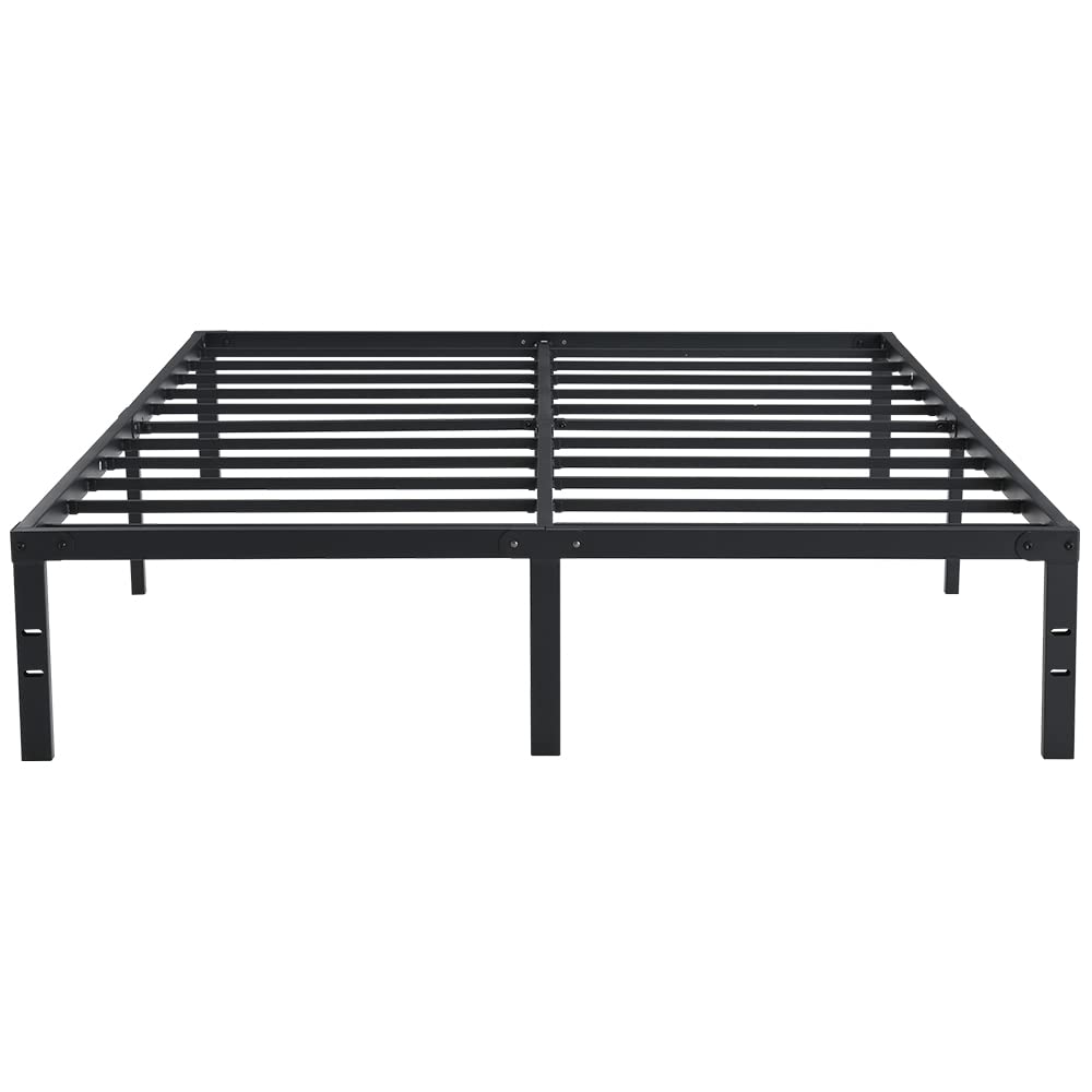 Photo 1 of AGXI 14 Inch Metal Platform Bed Frame No Box Spring Required,Queen Size Bed FramesSteel Slat Support, 3,500 lbs Heavy Duty Non-Slip Steel Slats Support, Easy Assembly Mattress Foundation