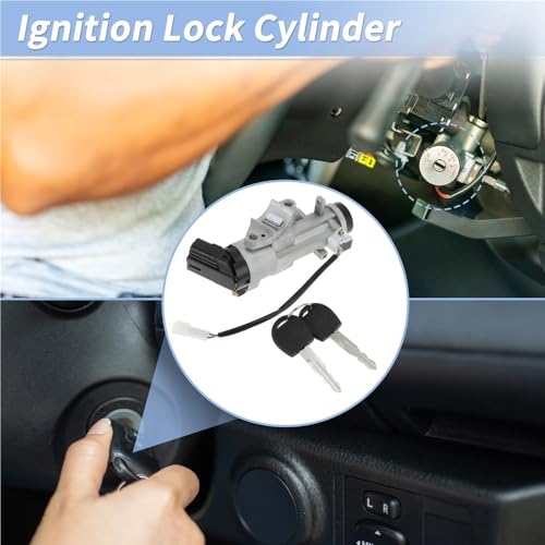 Cilindro de cerradura de encendido de coche con dos llaves código 96414708 3