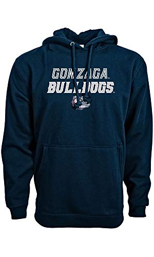 Levelwear NCAA GONZAGA BULLDOGS Tide Slant Route Hoodie Pullover, Größe:S
