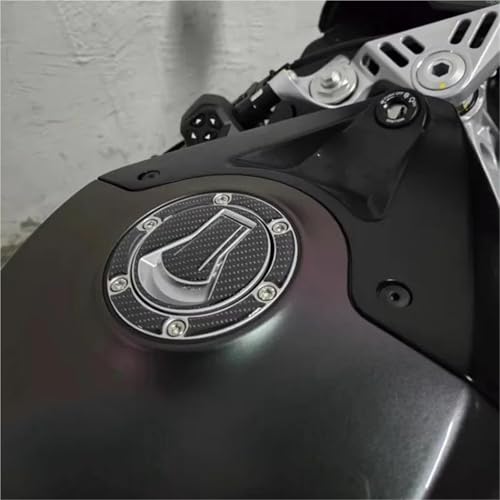 Protector de tanque Aprilia RS660 con acabado textura carbono 3
