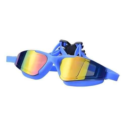 [RTFJVXVZ] PC Waterproof Swimming Goggles Adjustable Men Women Universal Swim Glasses