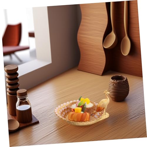 Assiette à fruits métal pour service sans risque de casse