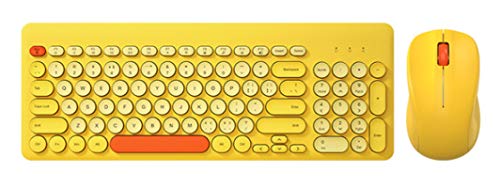 B.o.w cute keyboard & mouse combo,wireless usb receiver keybo…