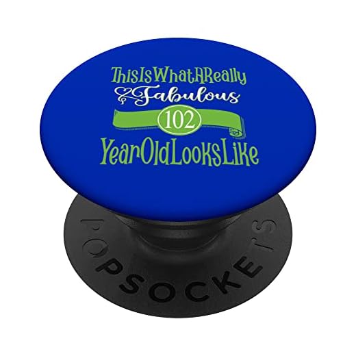Fabuloso humor para fiesta de cumpleaños número 102 - Cumpleaños divertidos PopSockets PopGrip Intercambiable