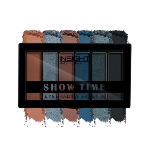 Image of INSIGHT Show Time 6 Color Eyeshadow Palette | Matte Finish | Begginer Friendly | Easily Blendable | Day to Night Look - (Moonlight) 15 g (Pack of 2)